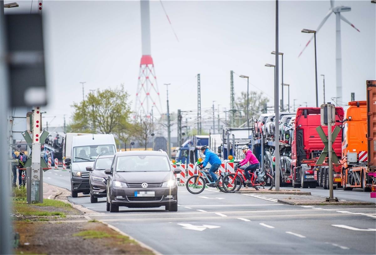 Radwege im Hafen: FDP vermisst Ehrgeiz Als „verkehrssicher“ stuft das Hafenressort die Radwege im Hafen ein.
