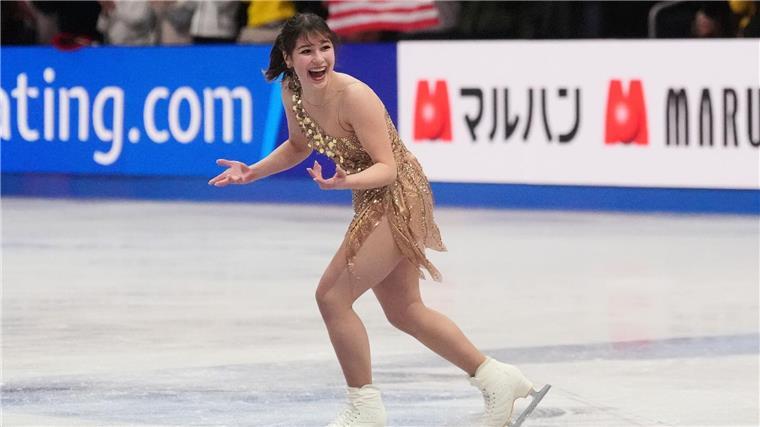 Alysa Liu gewinnt bei der Heim-WM in Boston Gold.