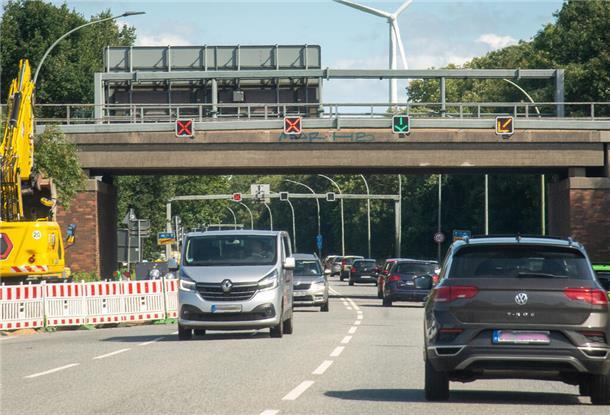 Am Autobahnzubringer Grimsbystraße gibt es eine technische Störung.