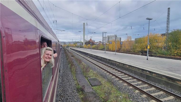 Am Göttinger Bahnhof: Frische Luft tut gut.