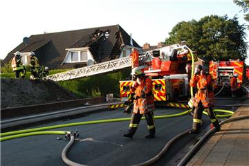 Am Montag hat ein Wohnhaus in Wehdel (Schiffdorf) gebrannt.