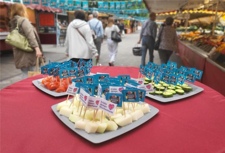 Shoppen und schlemmen: Aktion auf dem Wochenmarkt Geestemünde Aktion auf dem Wochenmarkt