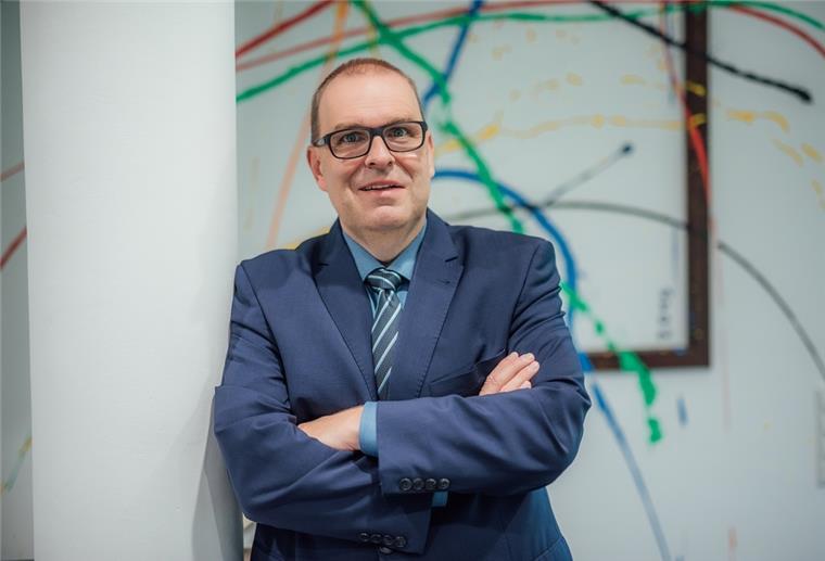 Am Sonnabend in einer Woche entscheidet sich, ob er der Landratskandidat der SPD wird: Thorsten Krüger, Bürgermeister von Geestland. Foto Farcas