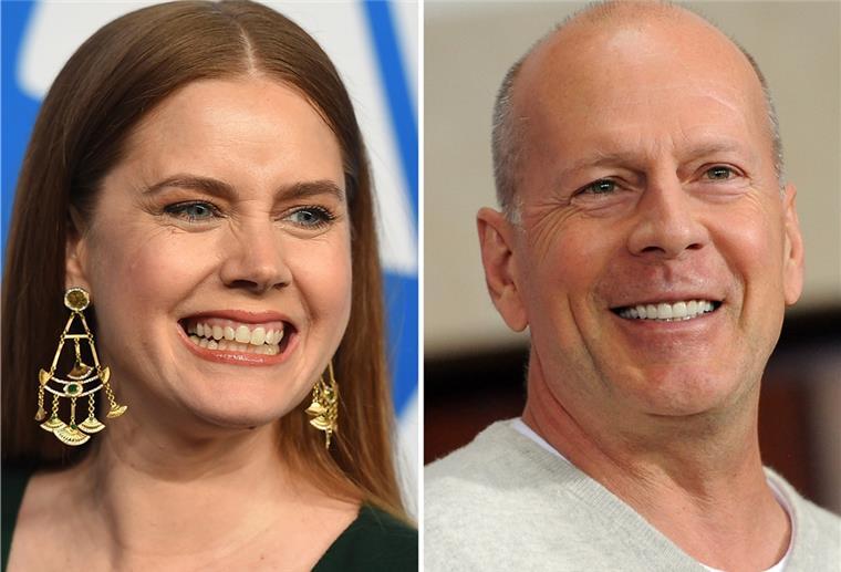 Amy Adams und Bruce Willis könnten Ende März mit Hollywoods Spottpreisen bedacht werden. 