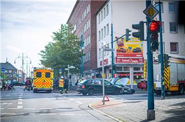 An der Ecke Friedrich-Ebert-Straße/Bismarckstraße in Bremerhaven hat's am Montag gekracht.