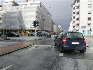 An der Kreuzung Schillerstraße/An der Mühle in Bremerhaven-Geestemünde hat es am Sonntagmittag gekracht.