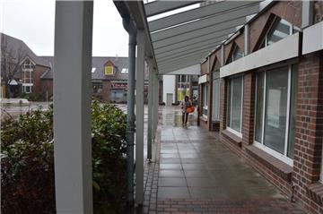 An dieser Stelle des Lindenhof-Zentrums in Langen wird ein griechisches Restaurant eröffnen. Foto Schoener