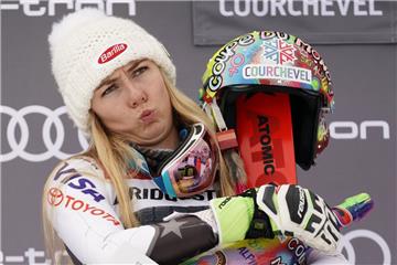 An ihr kommt derzeit keiner vorbei: Mikaela Shiffrin dominiert den alpinen Ski-Weltcup nach belieben. Beim Slalom in Courchevel holte sie den 50. Weltcup-Sieg ihrer Karriere.