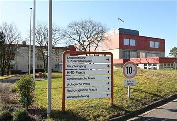 Das Gebäude der Klinik Wolfhagen in Hessen