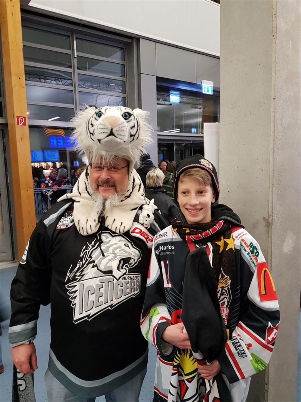 Andreas Blanke: &quot;Hier ein Foto von meinem Sohn Ole mit einem sehr netten Fa...