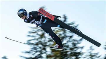 Andreas Wellinger war auf Rang zwölf bester Deutscher in Willingen.