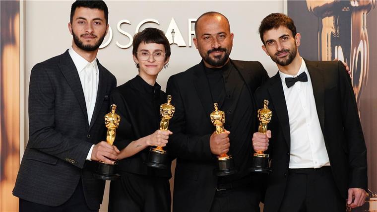 Anfang März feierte Ballal mit seinen Kollegen den Gewinn eines Oscars für den besten Dokumentarfilm in Los Angeles. (Archivbild)