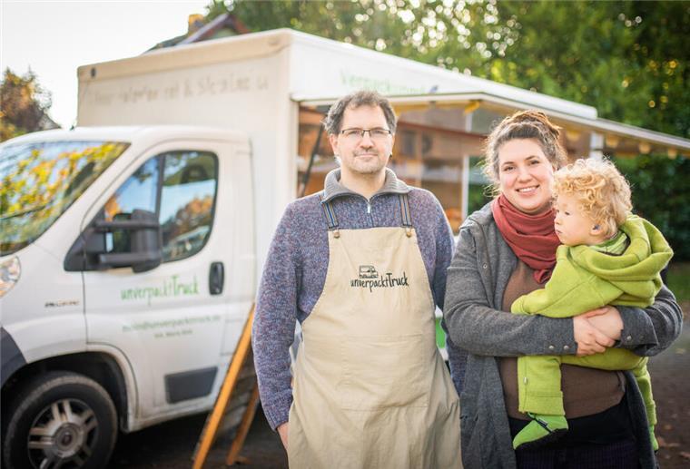 Anne und Mario Bink haben mit Hilfe von Crowdfunding einen Unverpackt-Truck angeschafft. Doch nun wird er eingestellt.