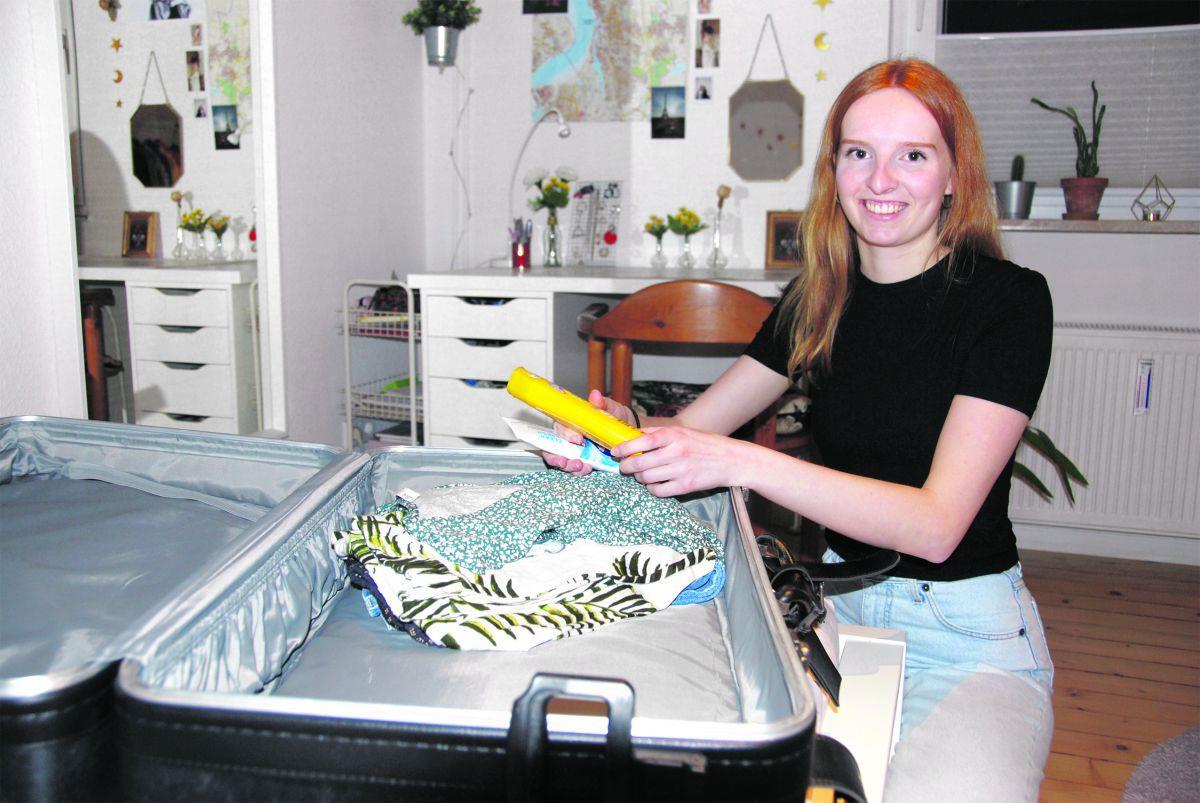 Annika Hoops aus Langen freut sich schon: Am Sonnabend geht's los nach Ghana. 