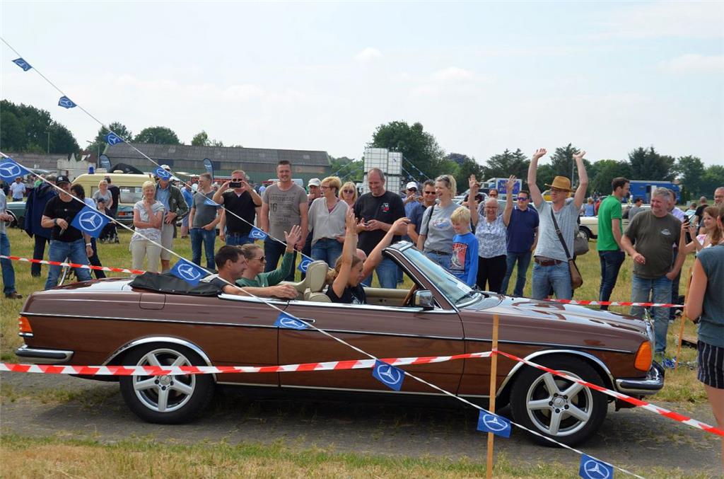 Applaus bei der Zieleinfahrt.