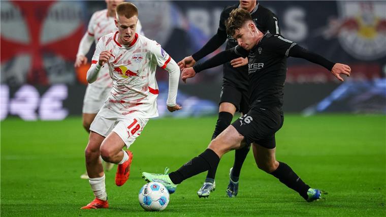 Nullnummer gegen Gladbach: Leipzig in der Ergebnis-Krise Arthur Vermeeren (l.) zählte zu den besten Leipzigern.