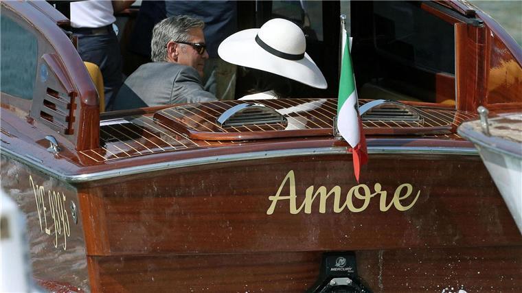 „Kein Raum für Bezos“ - Venedig streitet über Promi-Hochzeit Auch Amal und George Clooney haben in Venedig geheiratet. (Archivbild)
