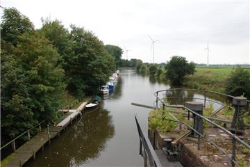 Auch an der Schiffdorfer Stauschleuse kommt es zu Überschwemmungen.