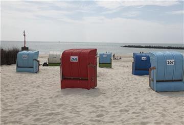 Strandkörbe am Strand