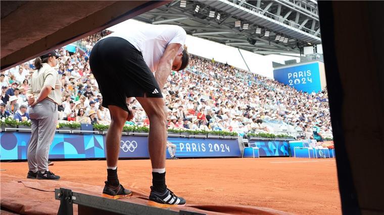 Wie geht es Alexander Zverev wirklich? Auch beim Viertelfinal-Aus bei Olympia plagten Alexander Zverev gesundheitliche Probleme.