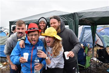 Auch diese Truppe hat ihren Spaß.