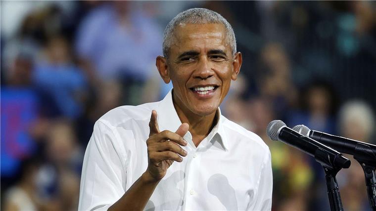 Auch ein Hingucker auf dem Familienfoto: der ehemalige US-Präsident Barack Obama. (Archivbild)
