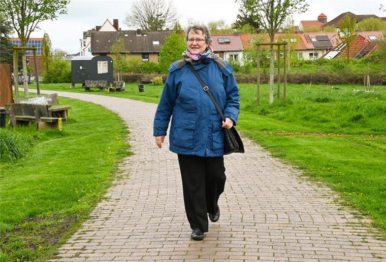 Auch hier soll es am Sonnabend langgehen: Irina Lewin und der Verein „Fuss e. V.“ rufen zum Spaziergang durch Bremerhaven auf.