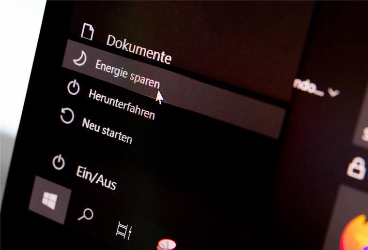 Energiesparmodus beim Computer