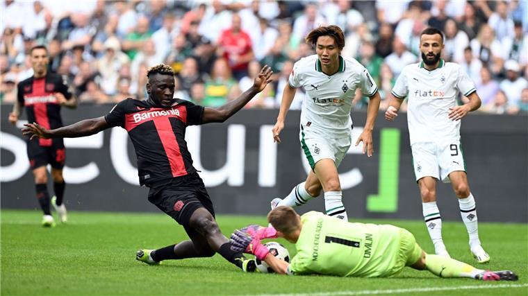 „Für jeden ein Highlight“: Leverkusen in Gladbach gefordert Auch im Vorjahr fand das erste Heimspiel im Borussia-Park gegen Bayer statt.