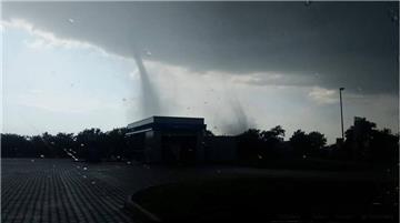 Auch in der Nähe von Flensburg tobten am Sonntagabend Tornados.
