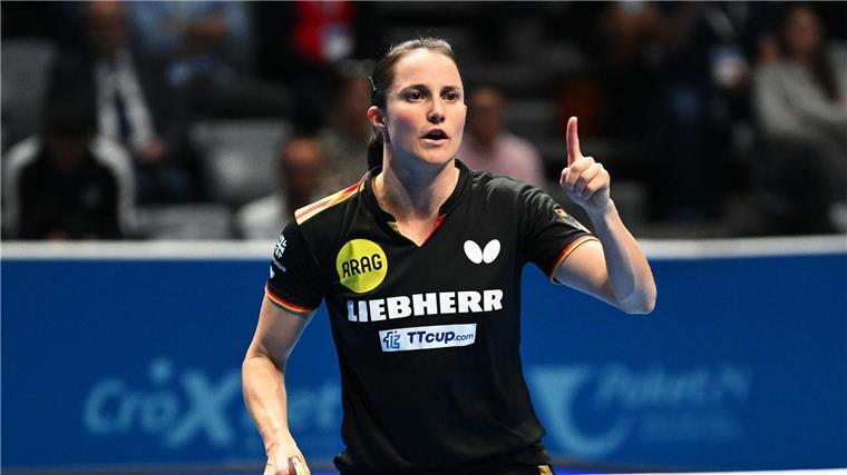 Kaufmann verliert deutsches Duell: Gegnerin 23 Jahre älter Auch in Frankfurt siegreich: Tischtennis-Spielerin Sabine Winter. (Archivbild)