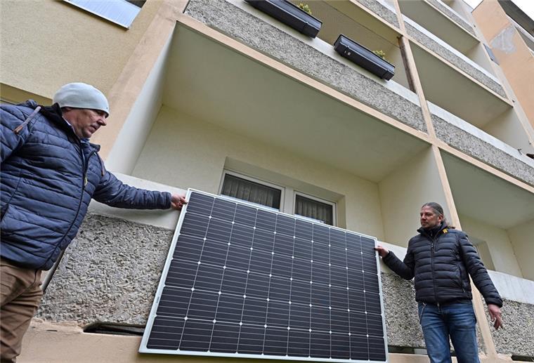 Solaranlagen für den Balkon