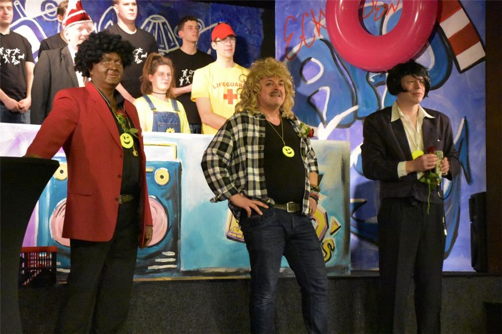Auch Schlagerstars wie Roberto Blanco, Wolfgang Petry und Rex Gildo gaben sich d...