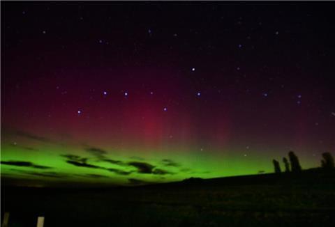 Polarlichter über Wremen.