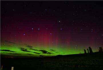 Polarlichter über Wremen.