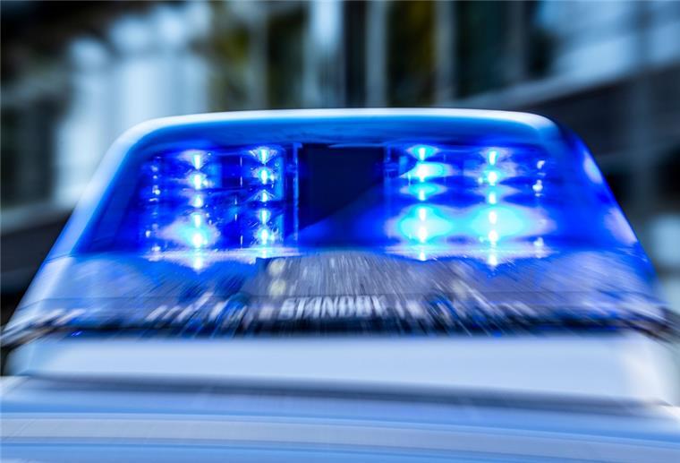 Blaulicht Polizeifahrzeug