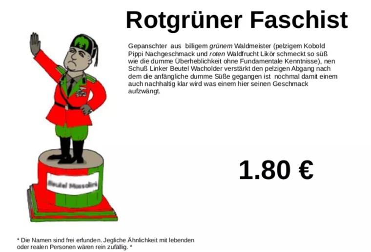 Auf der öffentlichen Facebook-Seite der "Union Stuben" wurde ein neues Getränk gepostet.