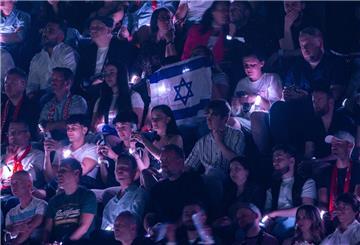 Auf der Straße Proteste, in der Halle Unterstützung für Israel beim ESC in Basel (Archivbild).