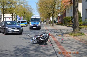 Auf der Weserstraße hat es gekracht. 