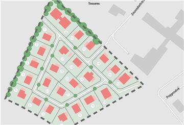 Auf einer rund zwei Hektar großen Fläche in Verlängerung der Zinzendorfstraße soll das Neubaugebiet mit 23 Baugrundstücken entstehen.