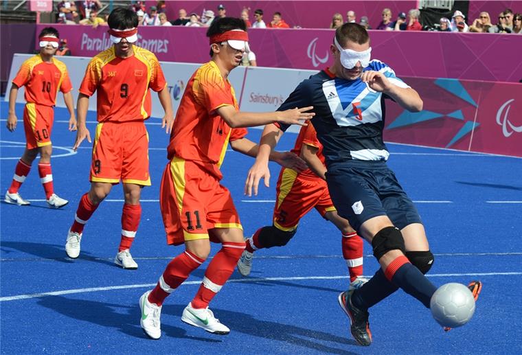 Auf internationaler Ebene sind Fußballmannschaften aus Spielern mit Behinderung schon etabliert – wie hier bei den Paralympics in London 2012.