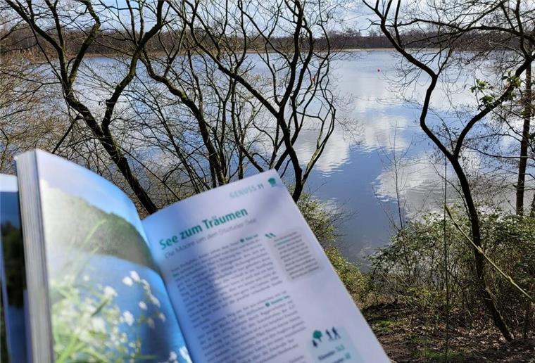 Neuer Trendsport: Reiseführer zeigt die schönsten Wander-Touren im Elbe-Weser-Raum Stoteler See, Wanderreiseführer Wandern für die Seele. Zwischen Elbe und Weser.