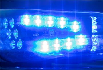 Blaulicht auf Polizeiauto