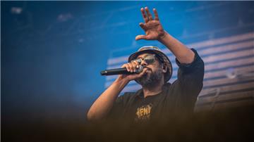 Auftritt von &quot;SamTV Unplugged&quot;, alias Sammy Deluxe und Band beim Deich...