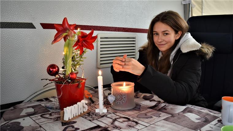 Aufwärmen beim Lichterglanz.