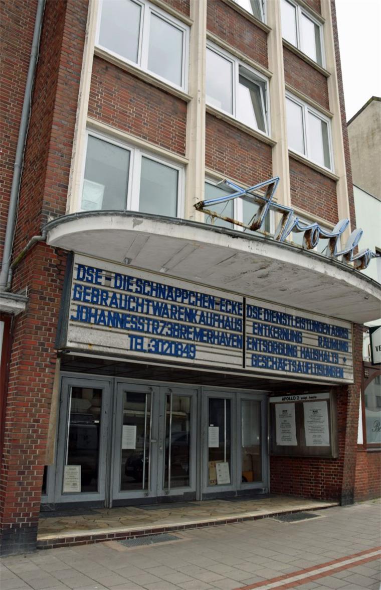 Aus dem ehemaligen Apollo-Kino in Geestemünde soll ein Veranstaltungszentrum werden.