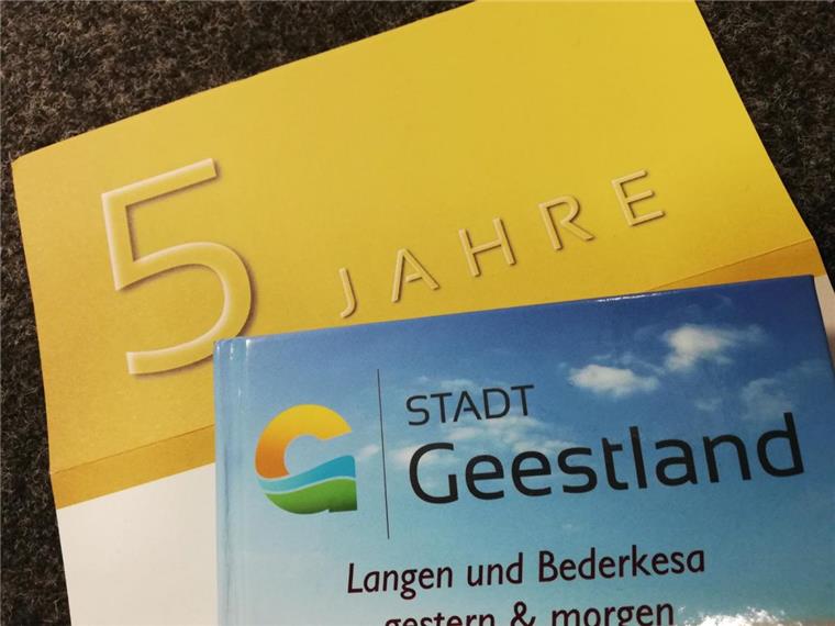 Aus der Stadt Langen und der Samtgemeinde Bederkesa wurde am 1. Januar 2015 die Stadt Geestland. Jetzt feiert die Fusionskommune ihren 5.  Geburtstag. 