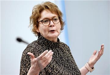 Daniela Behrens (SPD), Sozialministerin Niedersachsen, bei einer Pressekonferenz nach dem Treffen der Bund-Länder-Arbeitsgruppe zur Krankenhausreform.