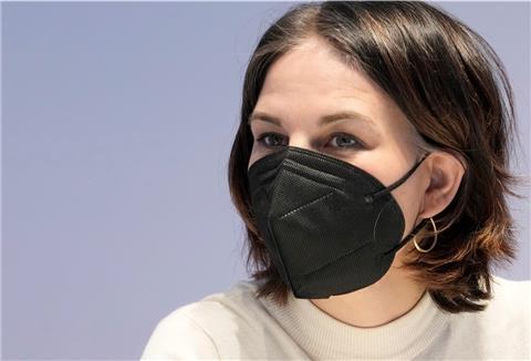 Annalena Baerbock (Bündnis 90/Die Grünen), Außenministerin von Deutschland, während eines Treffens der EU-Außen- und Verteidigungsminister. 