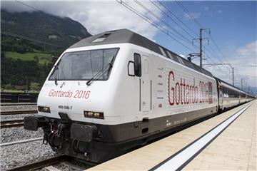 Bahn frei: Der Gotthard-Tunnel ist heute feierlich eröffnet worden.